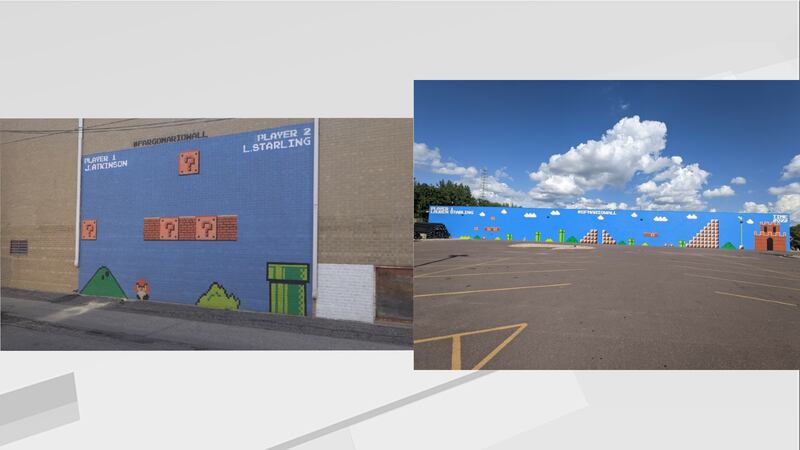 Starling's Fargo (left) and Sioux Falls (right) murals (Courtesy: Lauren Starling - Starling...