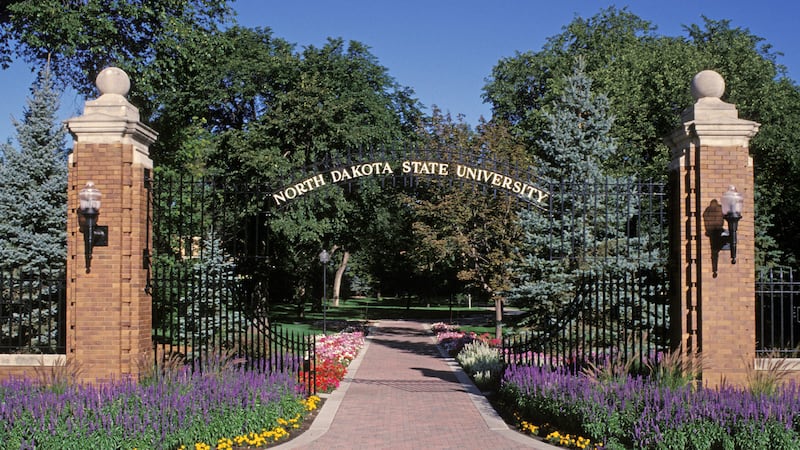 Main Gate to NDSU.
