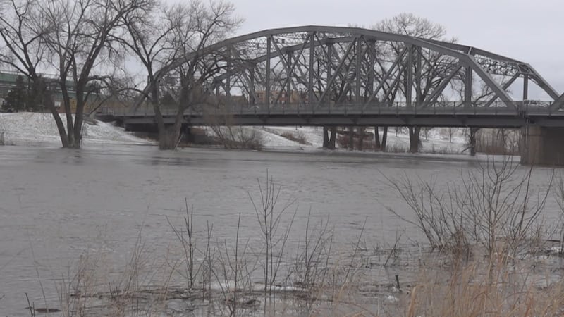 The Red River at Grand Forks, ND