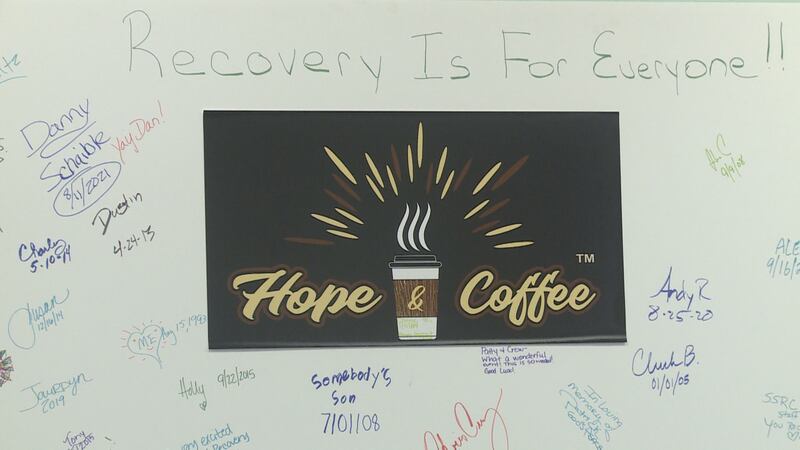 Hope and Coffee at Soul Solutions Recovery Center in Fargo.