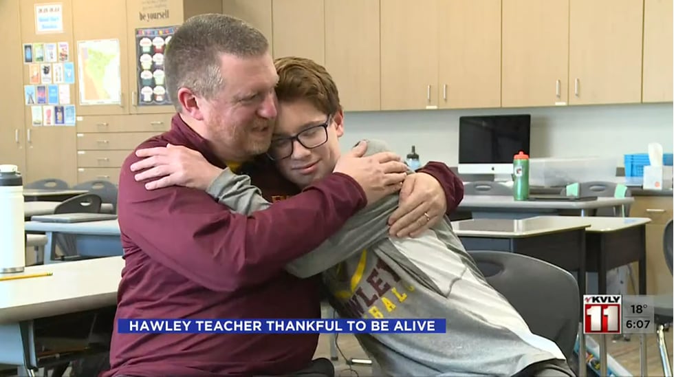 Hawley Elementary School teacher grateful to be alive after tragic field trip accident